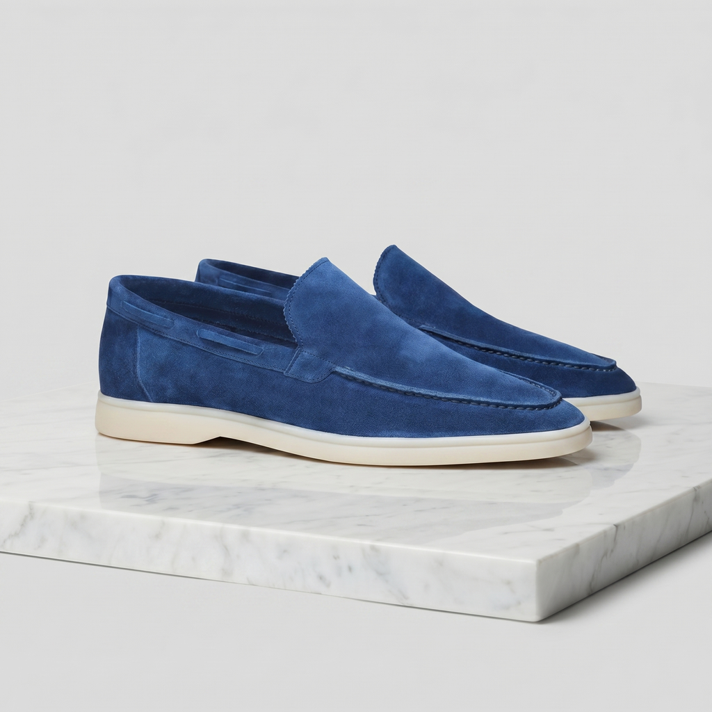 Men's Suede-Look Loafers with a Sleek and Flexible Silhouette