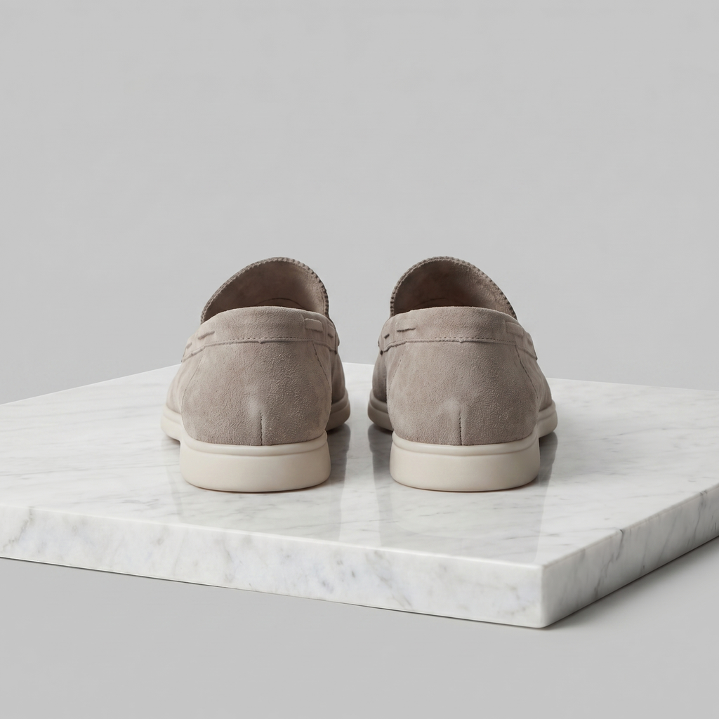 Men's Suede-Look Loafers with a Sleek and Flexible Silhouette
