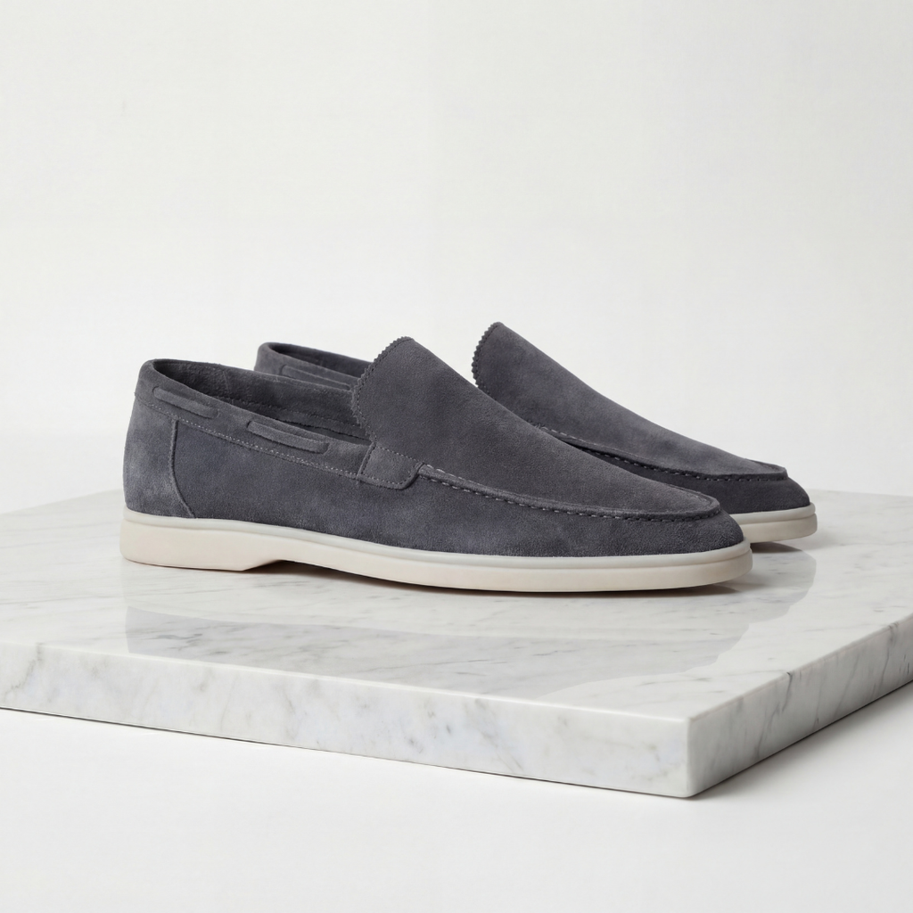 Men's Suede-Look Loafers with a Sleek and Flexible Silhouette