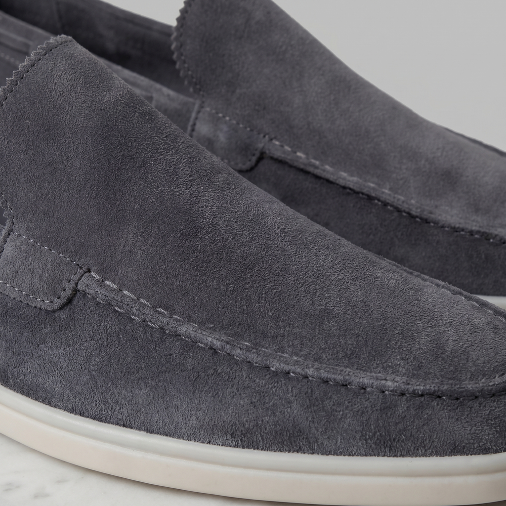 Men's Suede-Look Loafers with a Sleek and Flexible Silhouette