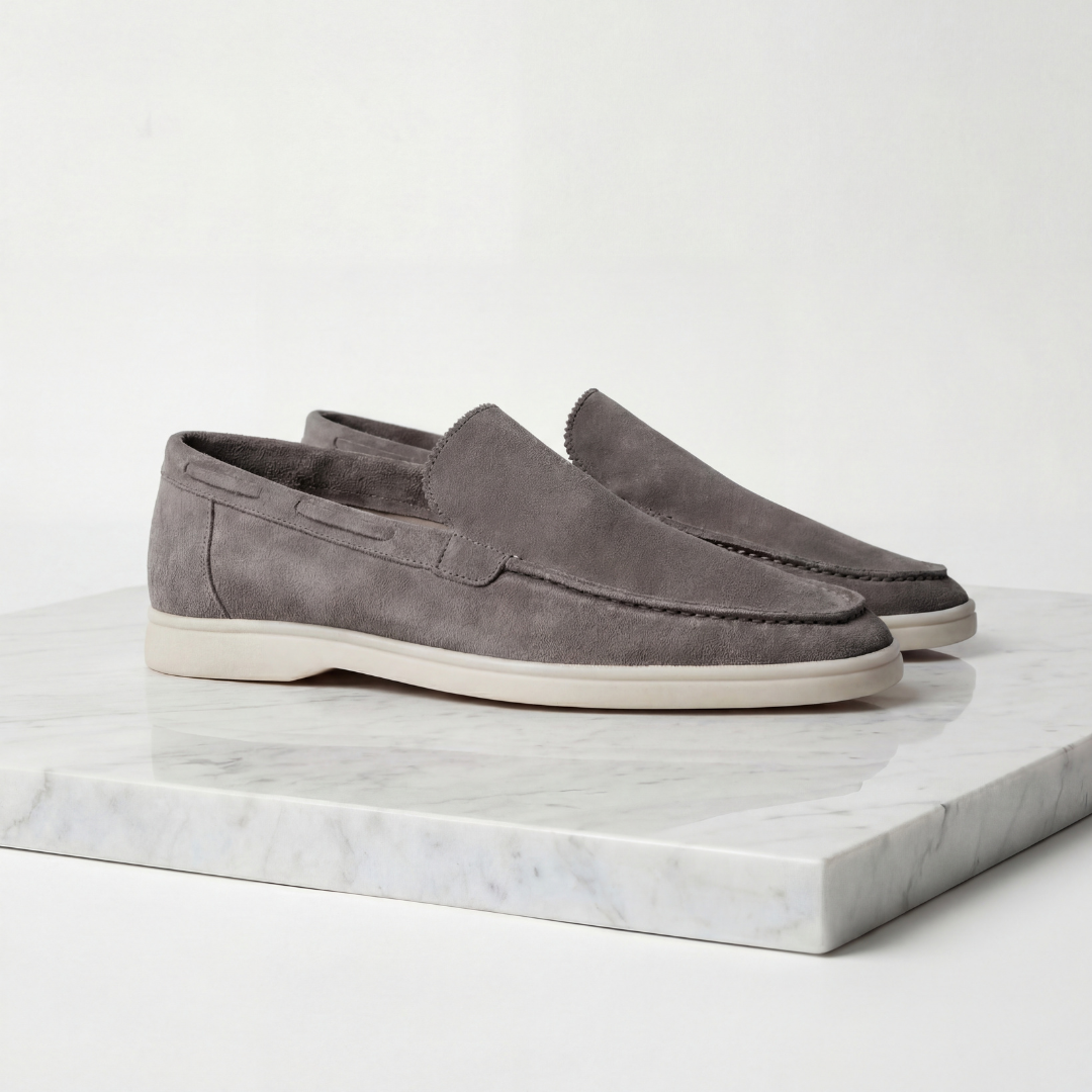 Men's Suede-Look Loafers with a Sleek and Flexible Silhouette