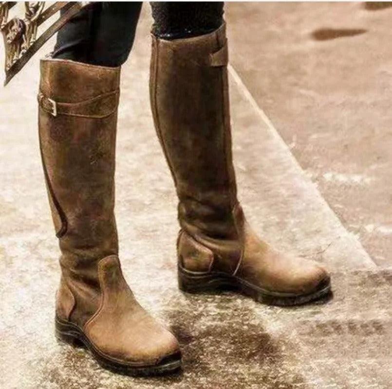Water-Resistant Ankle Boots with Sturdy Construction