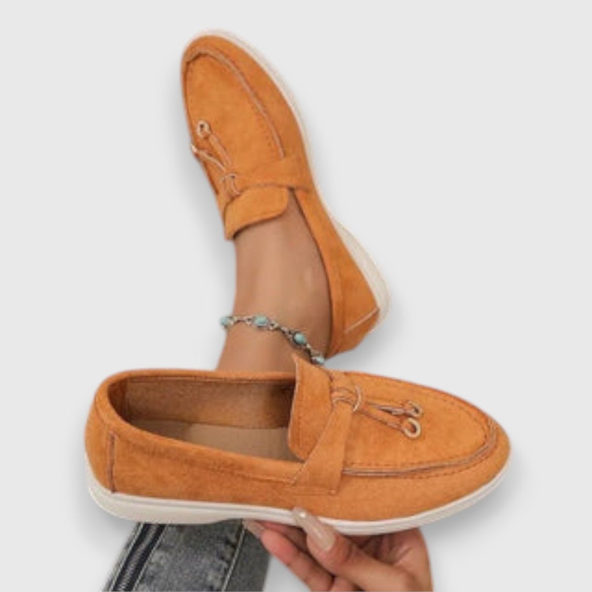 Mocasines sin cordones con plantilla acolchada