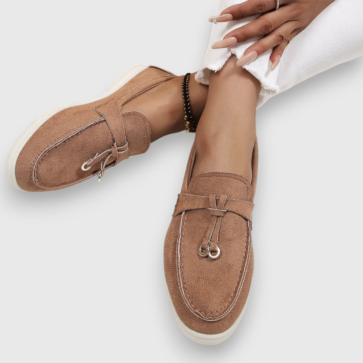 Mocasines sin cordones con plantilla acolchada