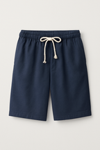 Lightweight Linen Shorts with Drawstring Waist