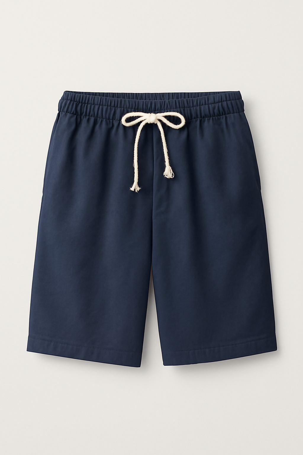 Lightweight Linen Shorts with Drawstring Waist