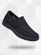 Men's Slip-On Mesh Shoes with Elastic Side Inserts