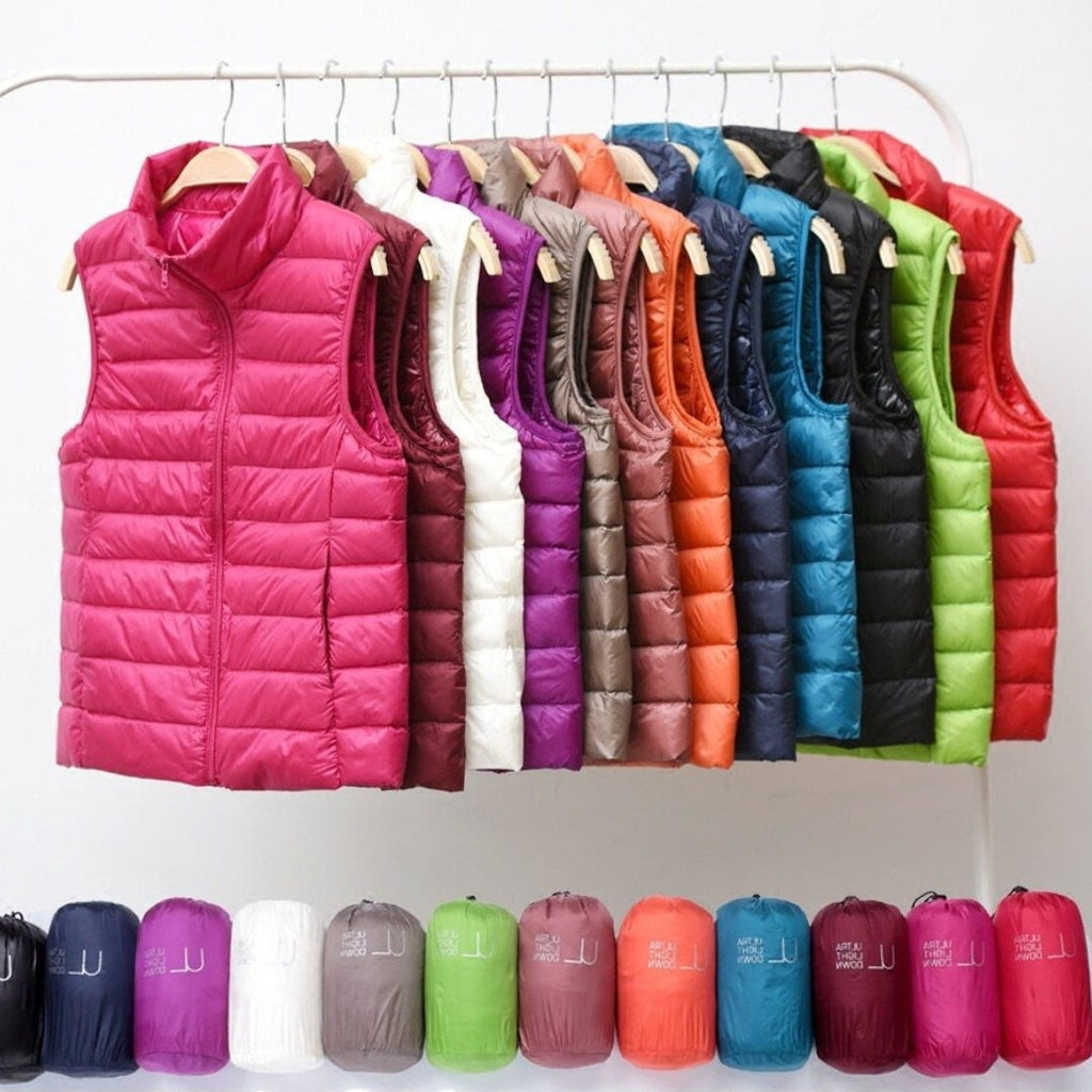 Sleeveless Vest with Pockets and Weather Resistant Finish