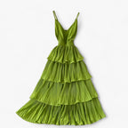 Ruffled Camisole Maxi Dress for Summer Holidays