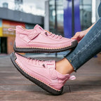 Slip-On Trainers with Wide Toe Box and Elasticated Panels
