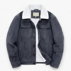 Padded Cotton Jacket with Corduroy Finish for Winter