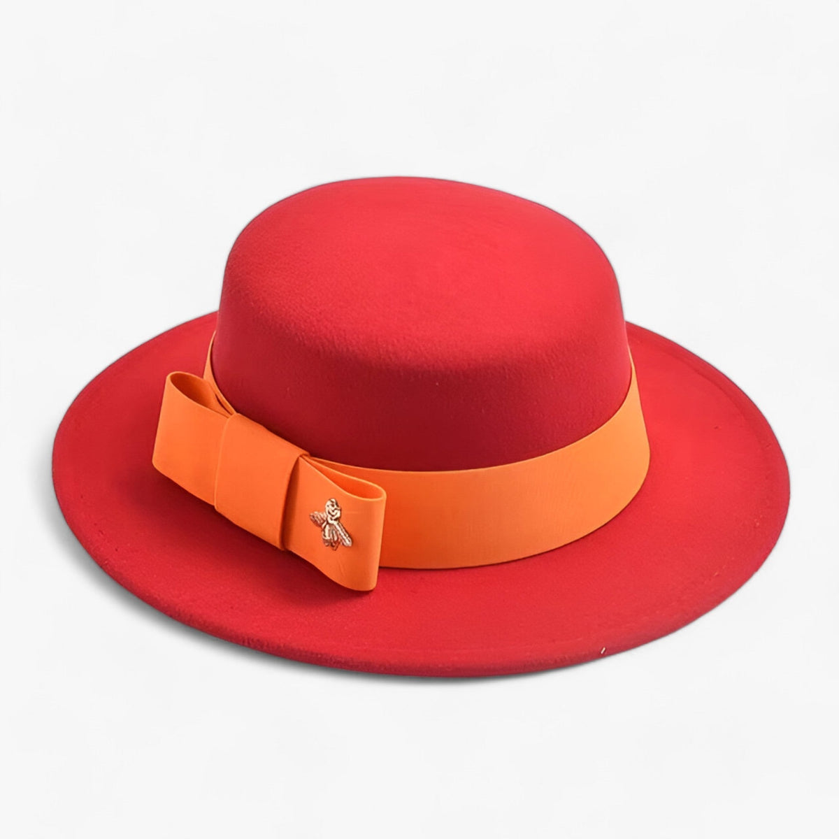 Fedora Hat with Decorative Bow for Formal Occasions