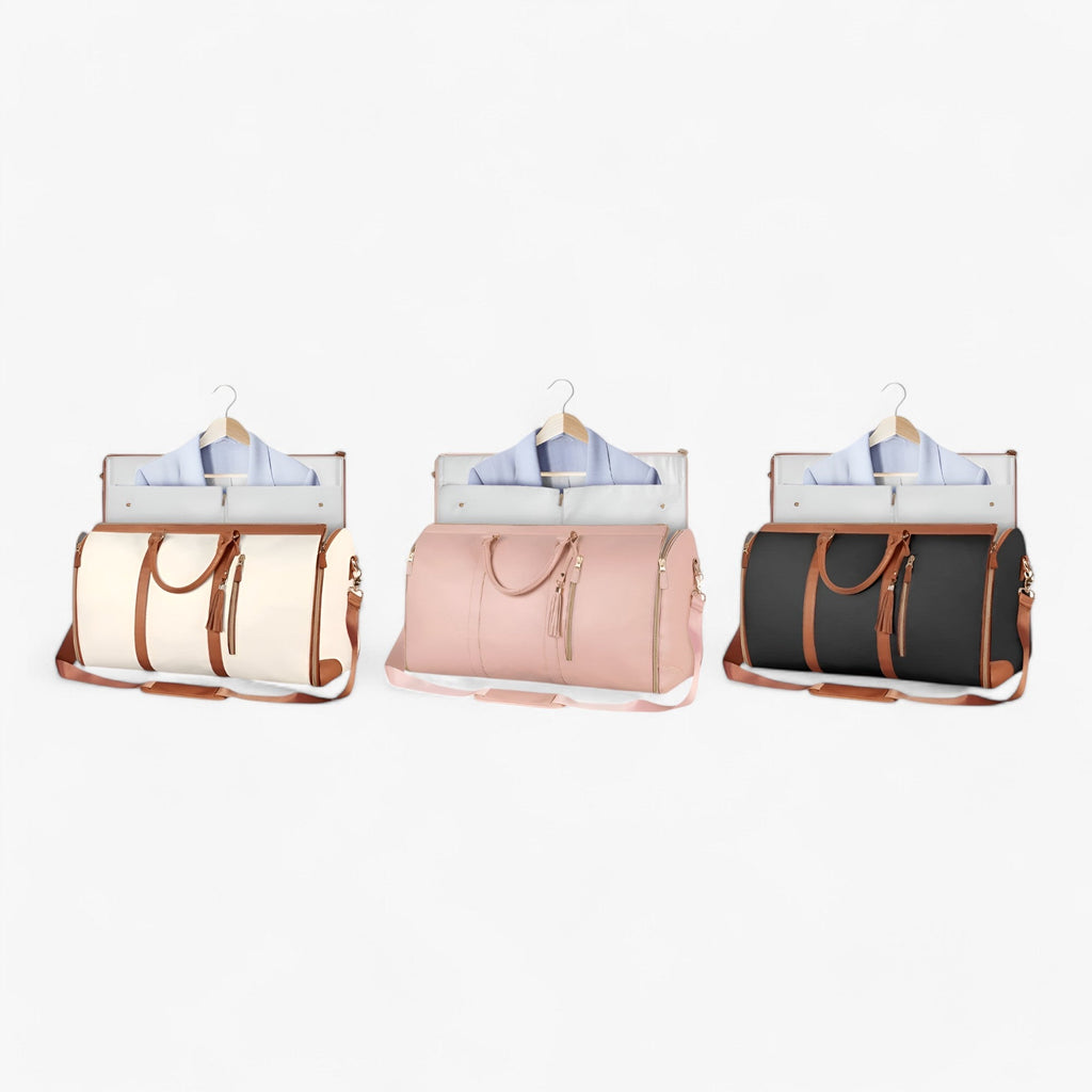 Foldable Suitcase with Multiple Storage Compartments