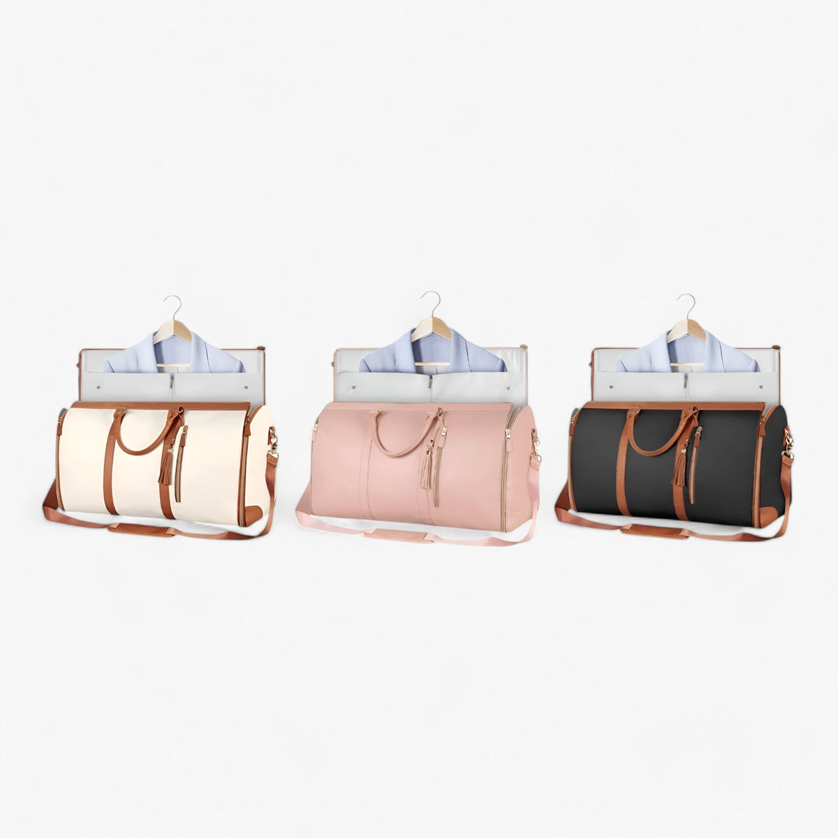 Foldable Suitcase with Multiple Storage Compartments