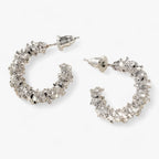 Twisted Wave C-Shaped Earrings with Vintage Design