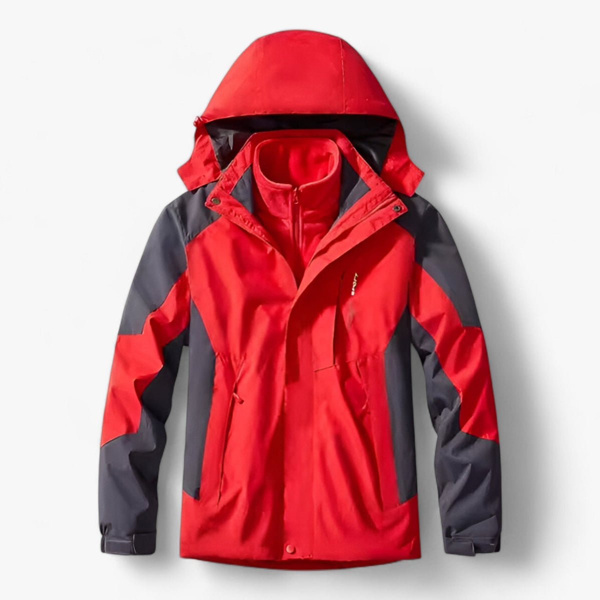 3-in-1 Water-Resistant Outdoor Jacket Set for Men and Women