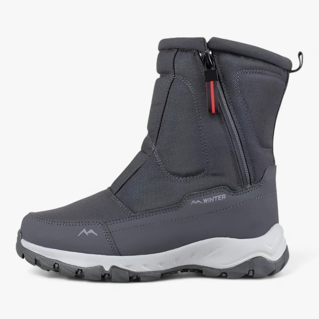 Mid-Shaft Winter Boots with Plush Interior Lining