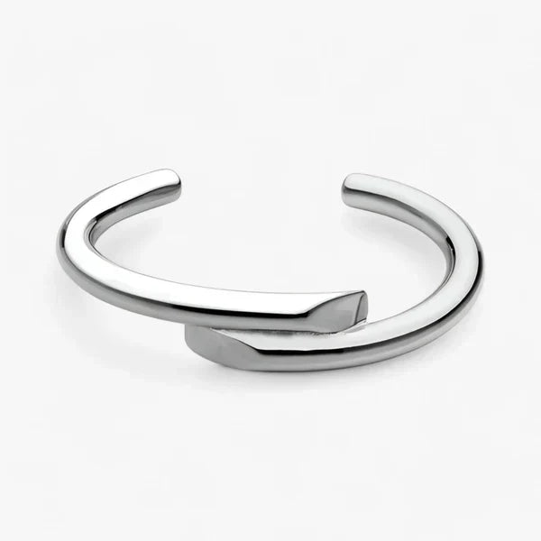 Simple Gold-Toned Cuff Bracelet with Minimal Design