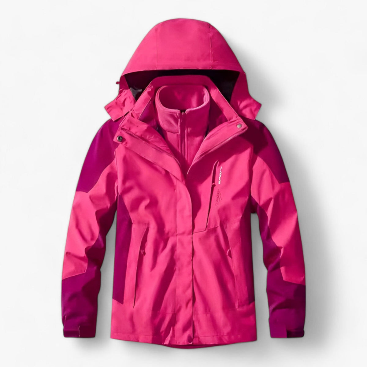 3-in-1 Water-Resistant Outdoor Jacket Set for Men and Women