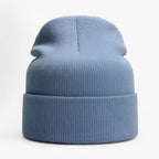 Gorro de punto suave de mezcla de lana para hombre y mujer