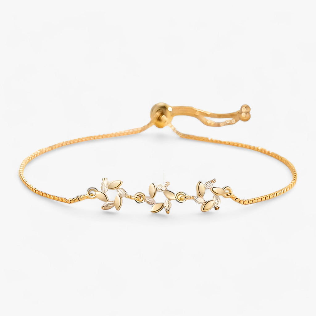 Fjärilsberlockarmband med justerbar kedja