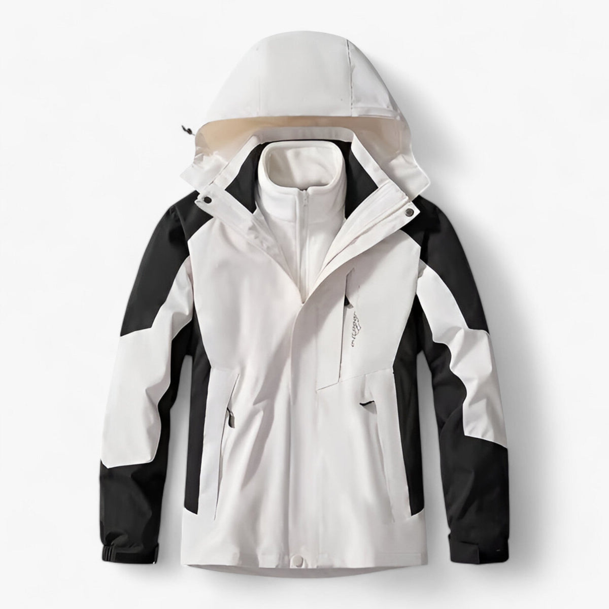 3-in-1 Water-Resistant Outdoor Jacket Set for Men and Women