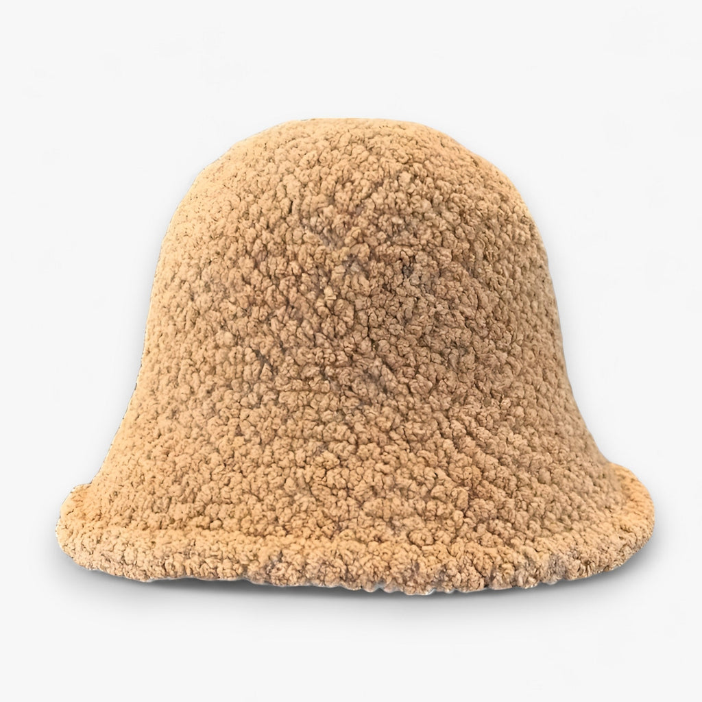 Soft Teddy Velour Fleece Hat with a Sleek Winter Design