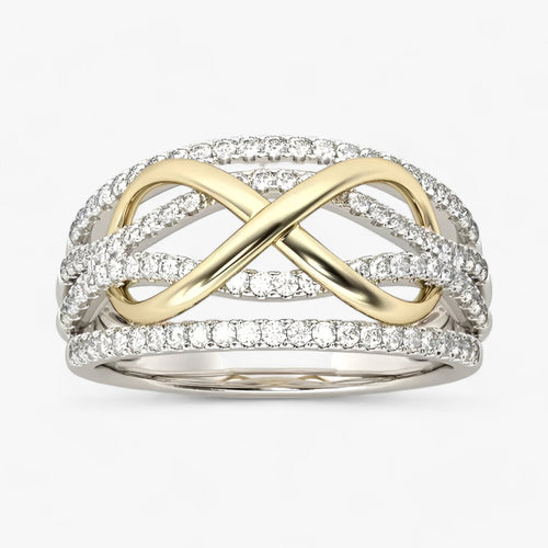 Bold Modern Statement Ring for Everyday or Occasion Wear