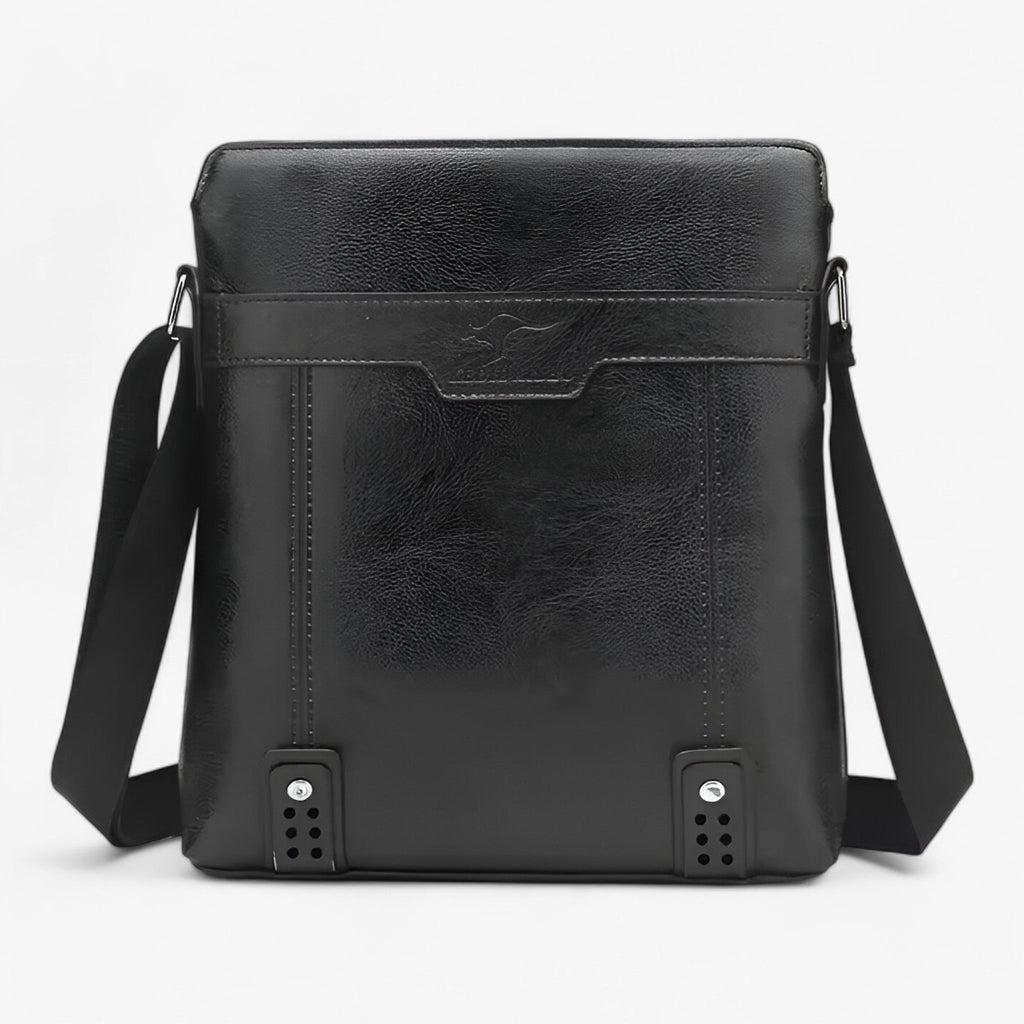 Bolso de hombro de piel sintética PU con varios bolsillos interiores