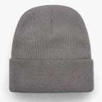 Gorro de punto suave de mezcla de lana para hombre y mujer