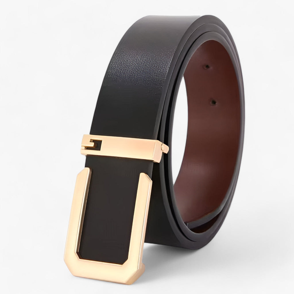 Classic Faux Leather Belt for Business or Casual Wear