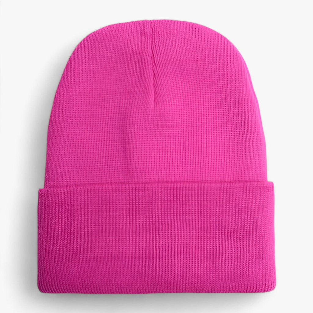 Gorro de punto suave de mezcla de lana para hombre y mujer