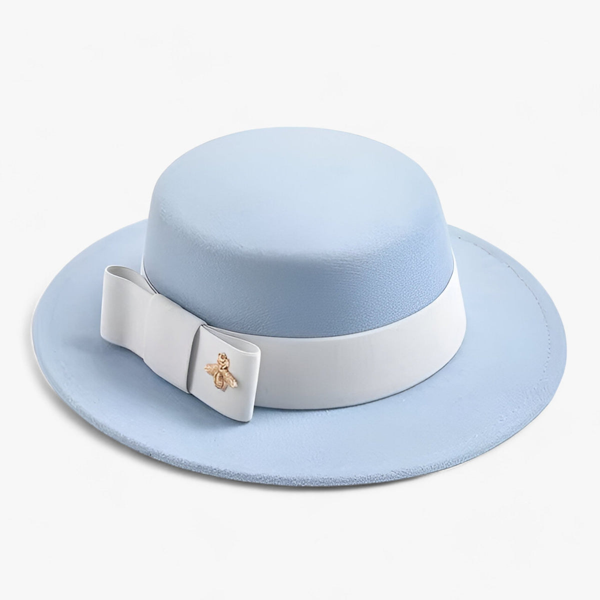 Fedora Hat with Decorative Bow for Formal Occasions