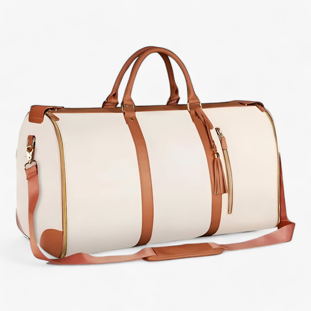 Foldable Suitcase with Multiple Storage Compartments