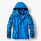 3-in-1 Water-Resistant Outdoor Jacket Set for Men and Women