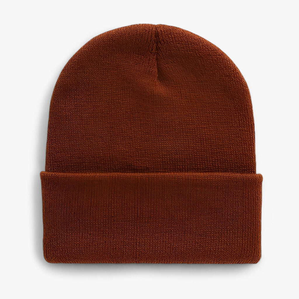 Gorro de punto suave de mezcla de lana para hombre y mujer