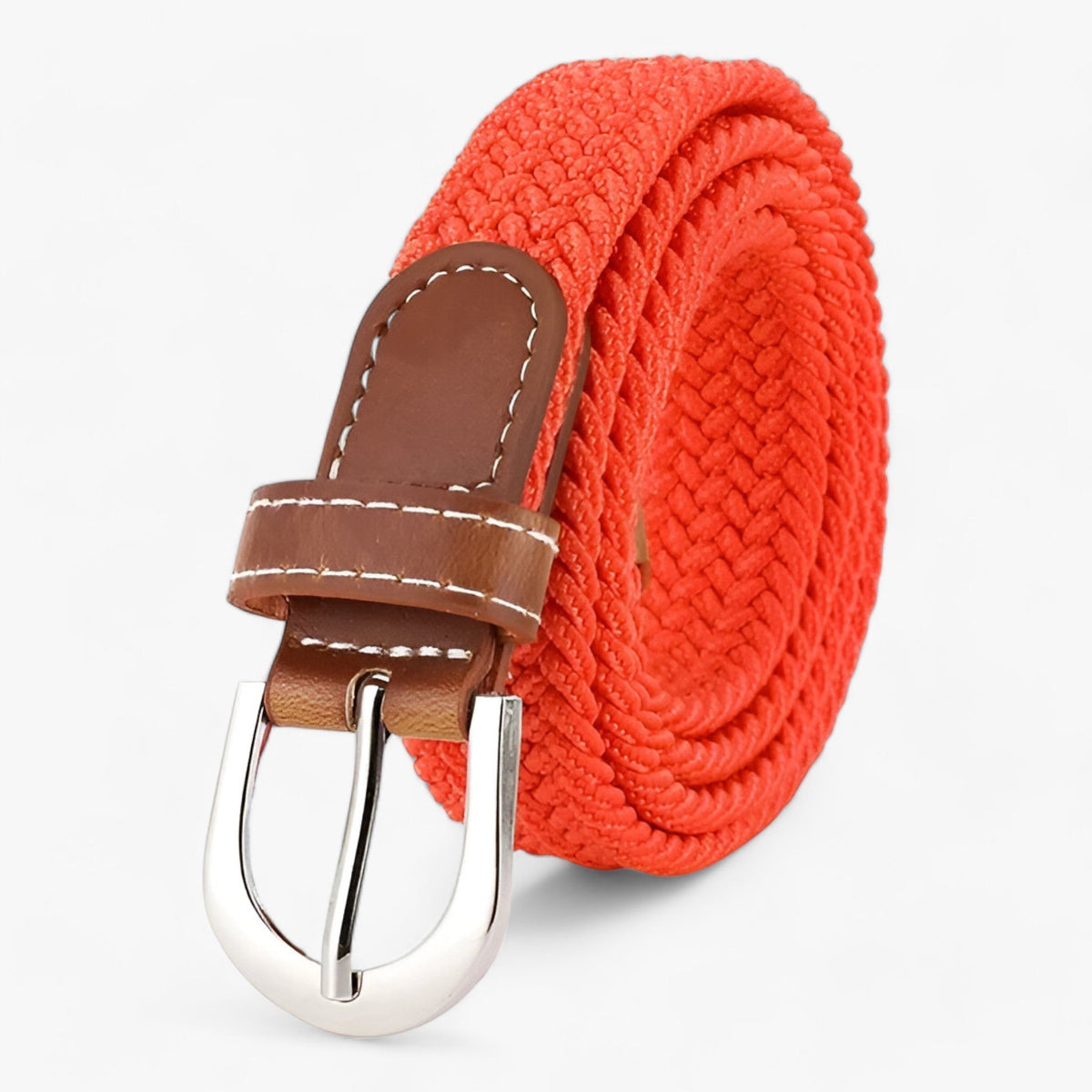 Braided Elastic Stretch Belt for Casual Everyday Wear