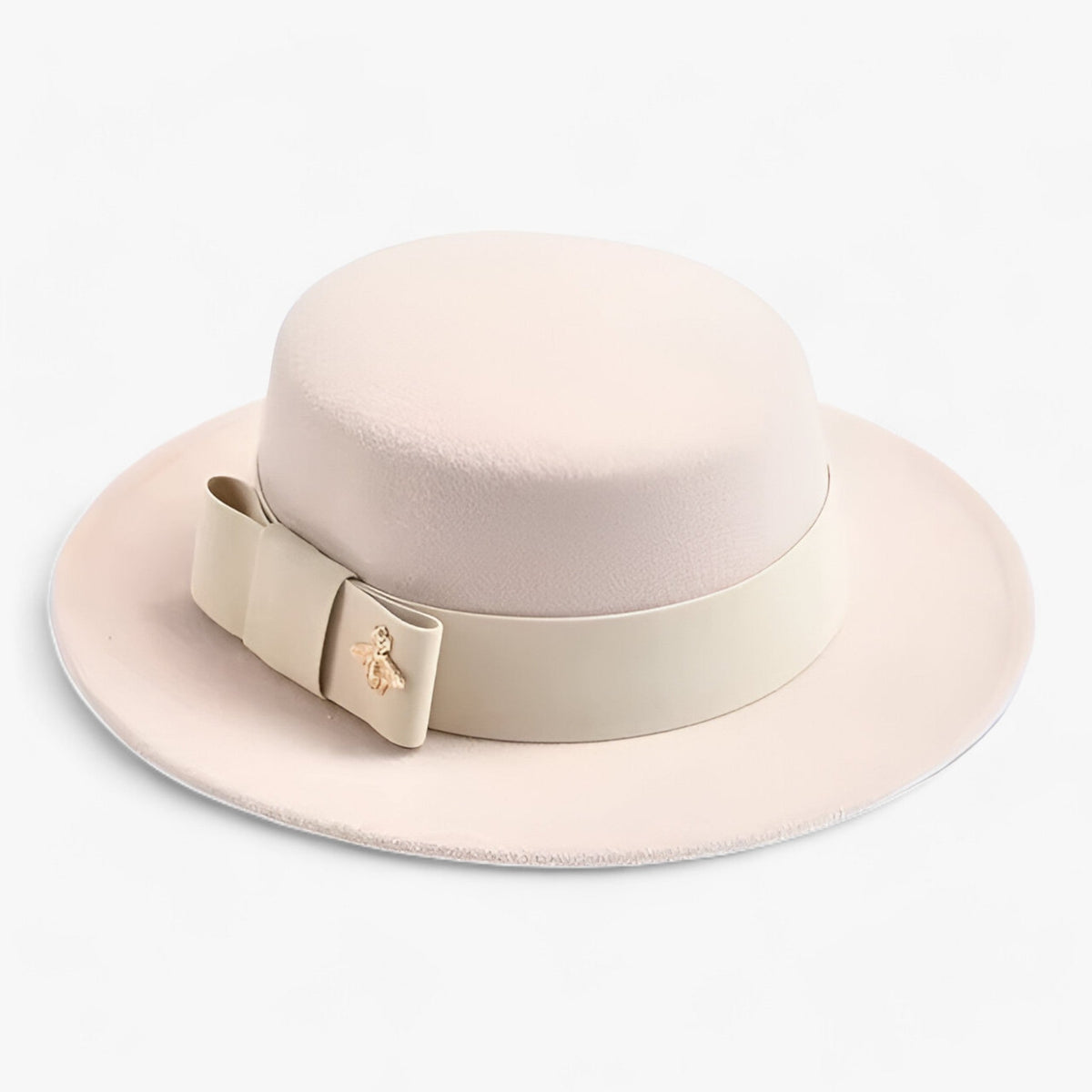 Fedora Hat with Decorative Bow for Formal Occasions