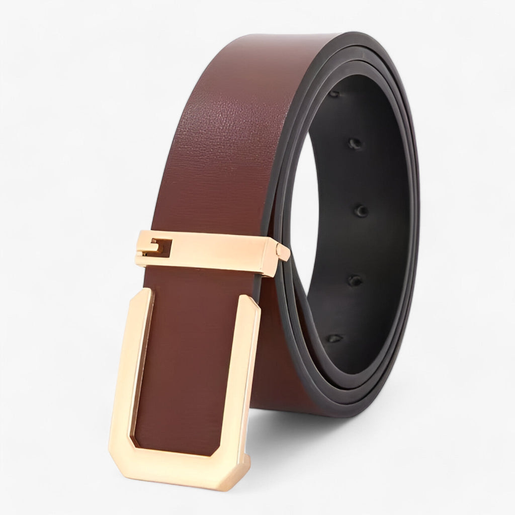 Classic Faux Leather Belt for Business or Casual Wear