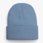 Gorro de punto suave de mezcla de lana para hombre y mujer