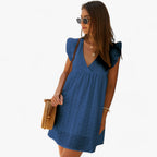 Lightweight Breathable Summer Dress with Relaxed Fit