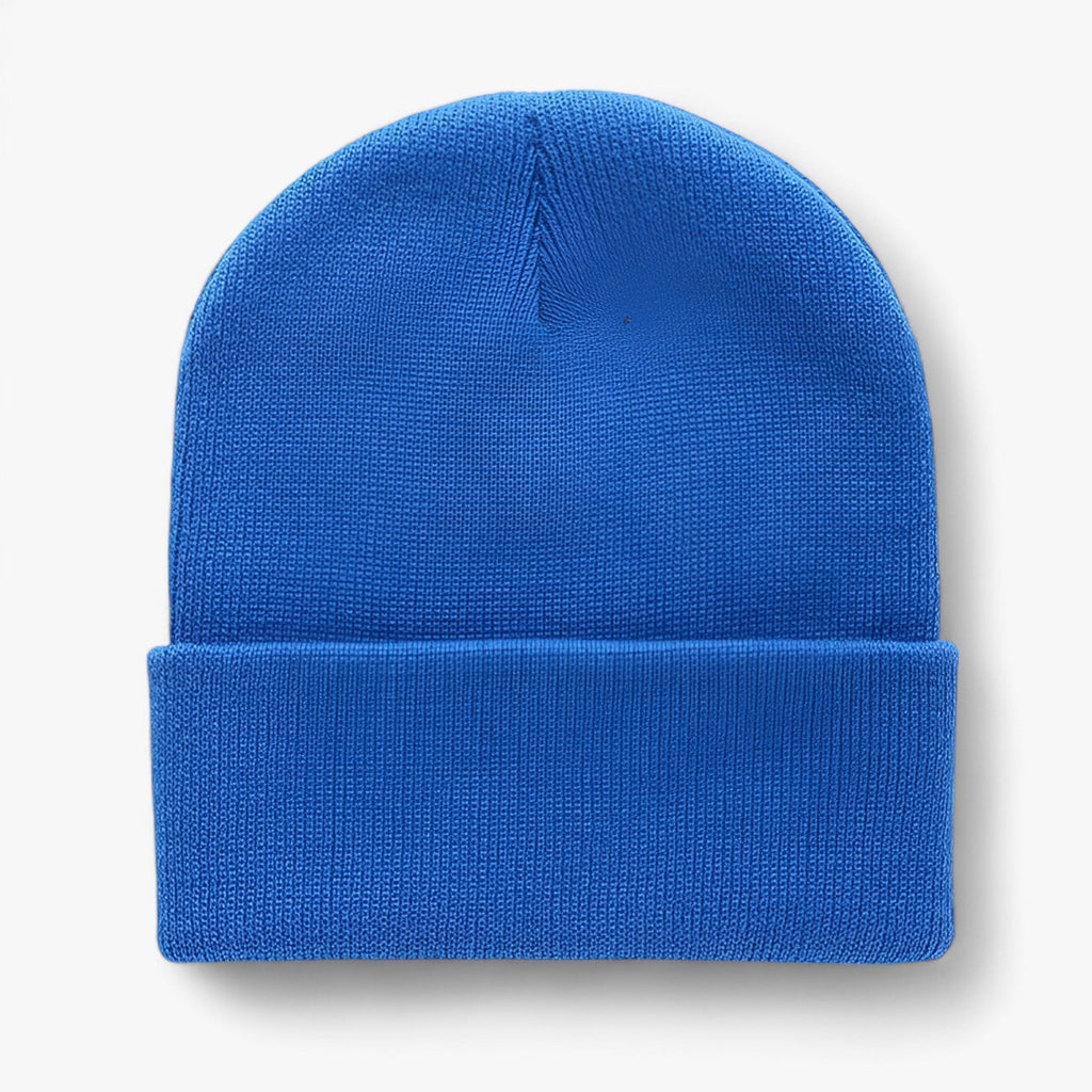 Gorro de punto suave de mezcla de lana para hombre y mujer
