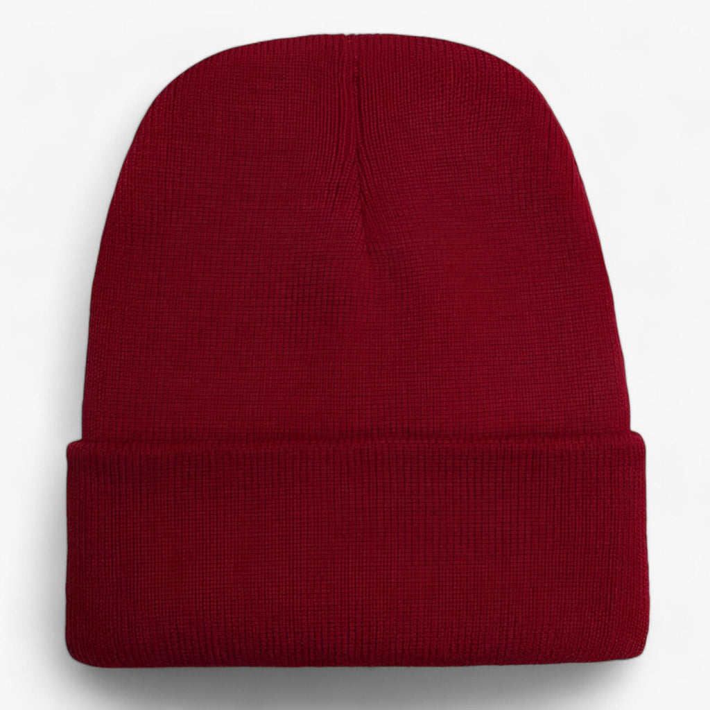 Gorro de punto suave de mezcla de lana para hombre y mujer