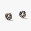 Handmade Silver-Tone Spiral Dangle Drop Earrings