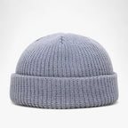Warm Wool Beanie with Elastic, All-Day Comfort