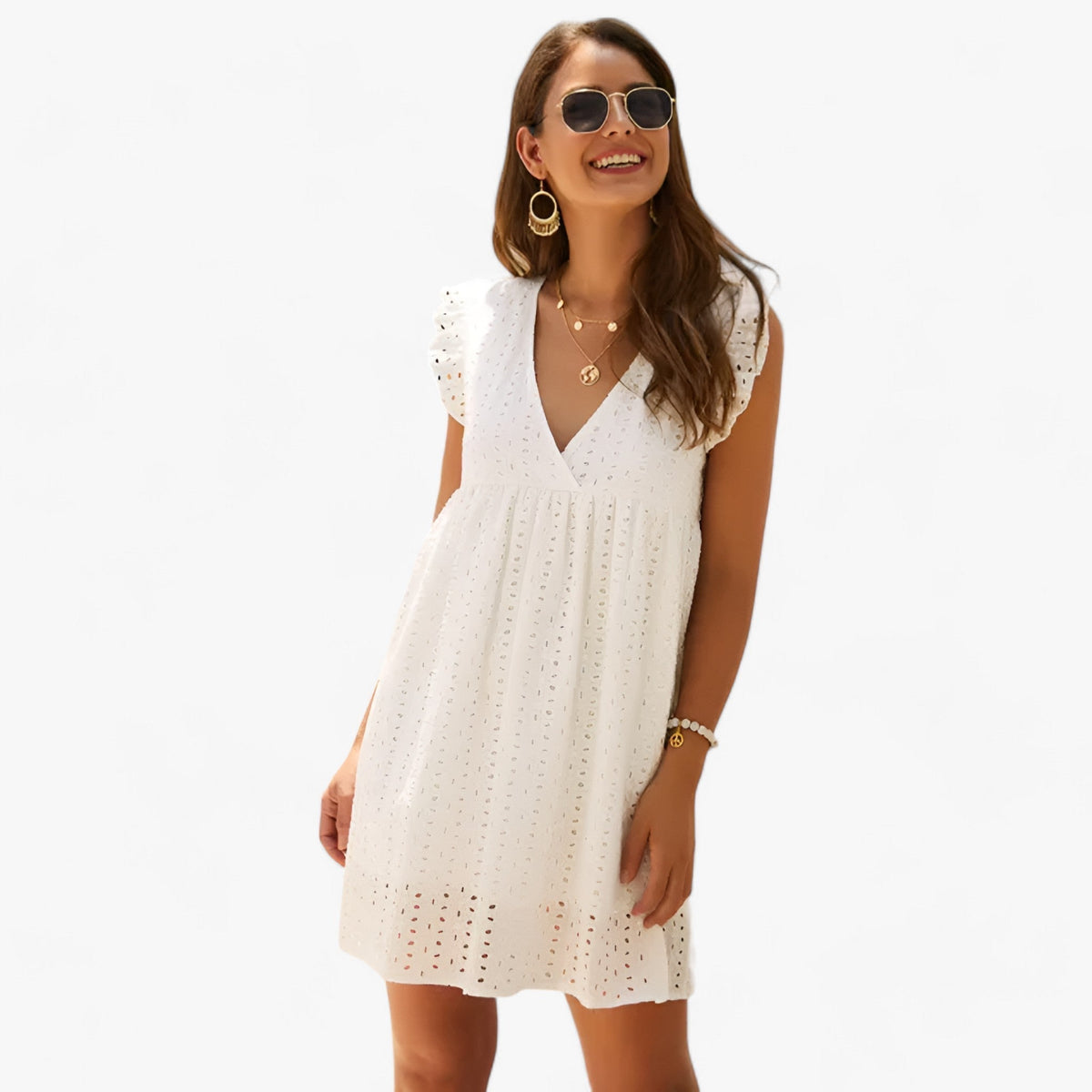 Lightweight Breathable Summer Dress with Relaxed Fit