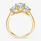 Ring in a Sleek Gold-Tone Setting