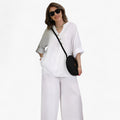 Cotton-Linen Leisure Set with Relaxed Loose Fit