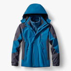 3-in-1 Water-Resistant Outdoor Jacket Set for Men and Women