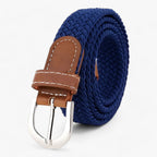 Braided Elastic Stretch Belt for Casual Everyday Wear